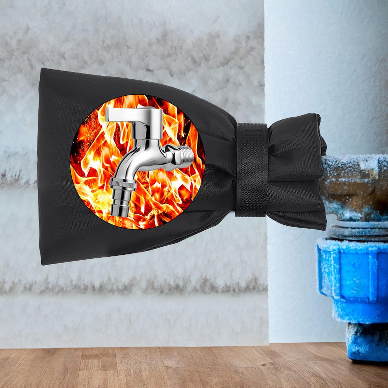 

New 210D Oxford Faucet Cover Black General Anti- Cover Faucet Garden One Size чёрный