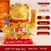 Ceramic Lucky Cat Figurine with Waving Hand – Customizable Gold Shop Gift for 2026 Opening Ceremony