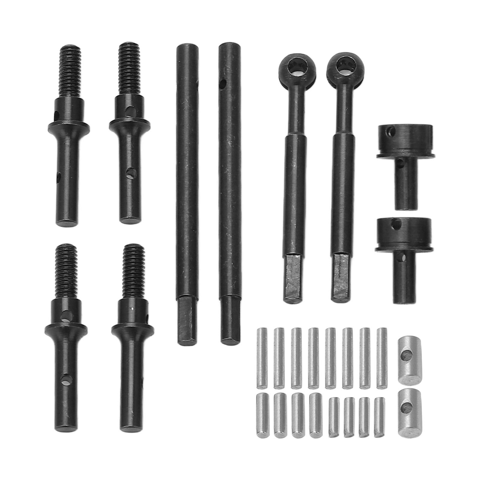 

RC Передній Задній Привідний Вал Чорна Сталь Передній Задній CVD Привідні Вали Осі Для FMS 1:24 FCX24 Лазіння