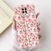 Casing For Redmi Note 9 9S 9Pro 4G Back Cover For Redmi Note 9 Pro Case Cute Cartoon Fashion Flowers Silicone Shockproof Bumper