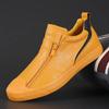 New Autumn Men's Trendy Sneakers Leather Soft Sole Men Shoes Size 38-44