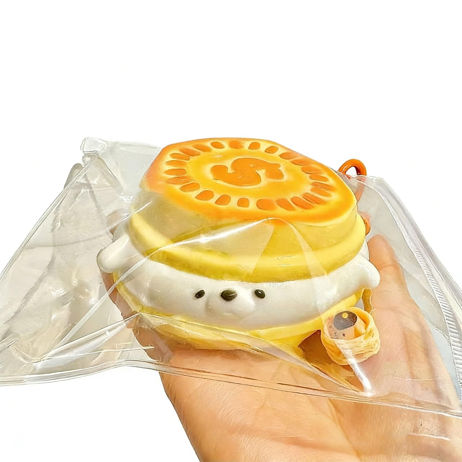 

SHENGDADA MeroJoy Squeeze Soft Fluffy Gold Coin Dog Grasp Toy Desktop Decoration Gift