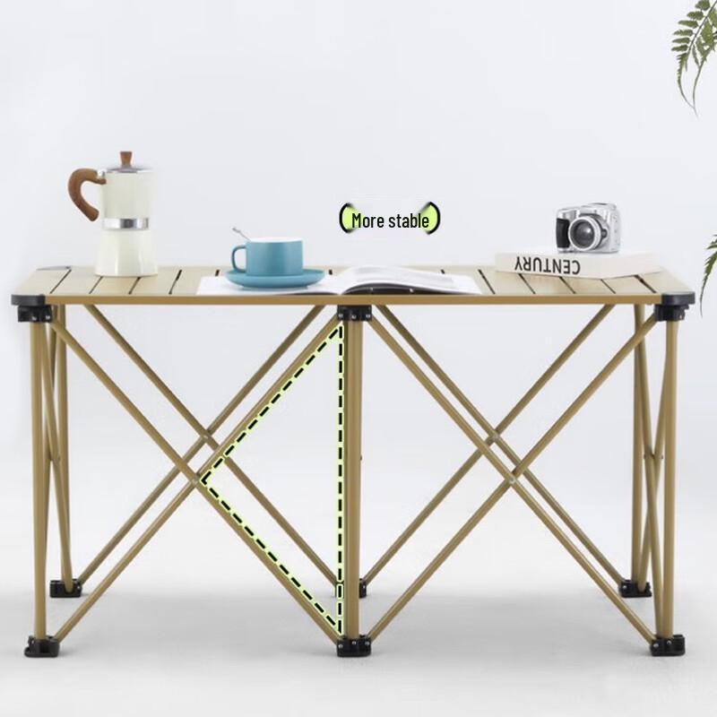 OEING Portable Aluminum Folding Camping Table & Chair Set