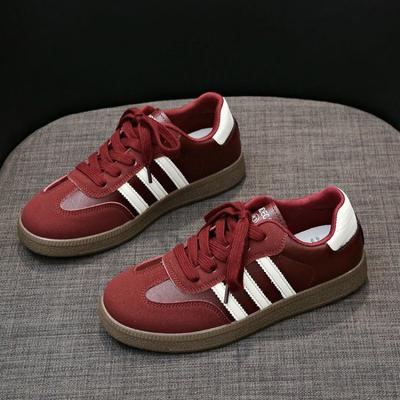 Sonbahar klasik tahta ayakkabılar orijinal niş günlük çok yönlü gündelik spor ayakkabılar kadın basit moda aşınmaya dayanıklı Forrest Gump ayakkabıları kadın