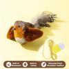 The Pet Cat Toy Emulates the Sound Bird To Amuse the Cat Elastic Rope To Relieve Boredom and Resist Scratching and Biting