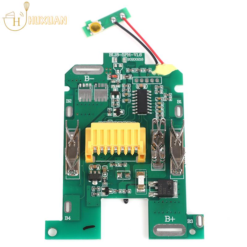 Substituição Para Makita BL1830 BL1840 BL1850 BL1860 Bateria Li-Ion 18V Placa de Circuito de Proteção de Carga BMS PCB