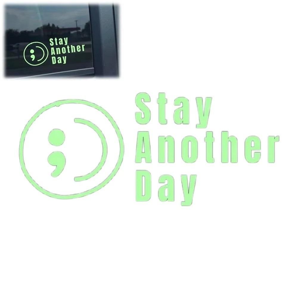 Glossy Finish SAD Stay Another Day Self Adhesive Reminder Stickers Car Decals  Vehicle Accessories