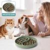 Slow Feeder Dog Bowls, Silicone Pet Food Bowls with Suction Cups, Non-Slip Dog Feeding Slow Down Pet Eating Speed for Fast Eaters, Anxiety Relief &