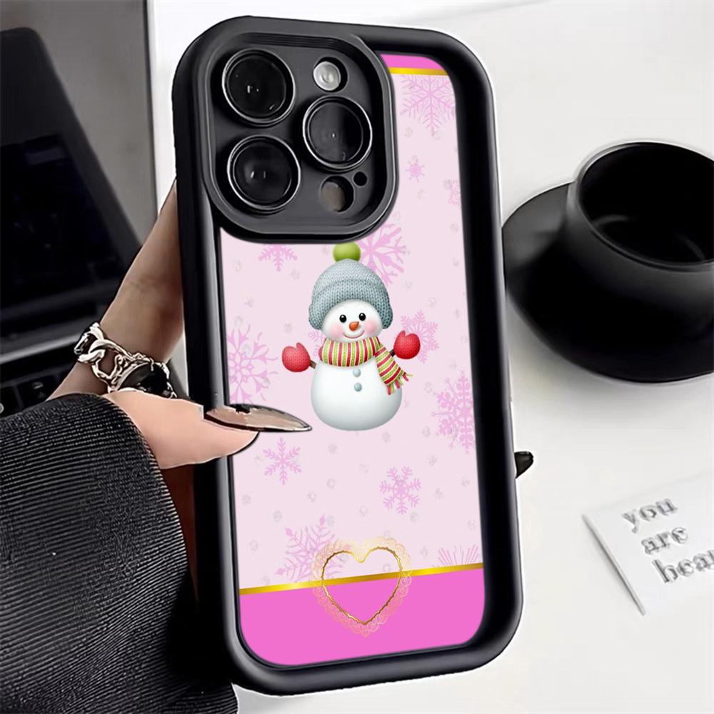 Ae108 Happy New Year Merry Christmas Phone Cases for Xiaomi 14T 12 11 Lite 5G NE Redmi 13C 14C 9a A3 Note 12 Pro 11s Angel Eye Ladder Protective Cover