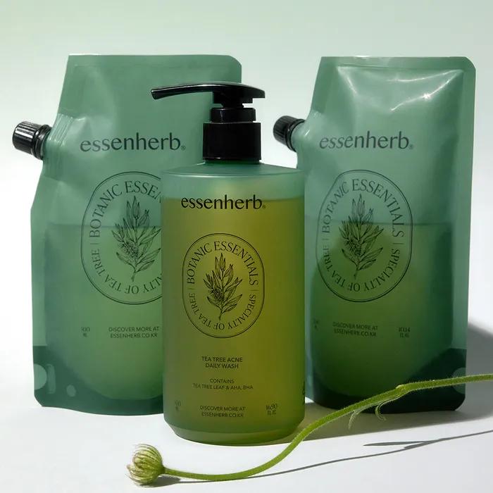 Tea Tree Acne Daily Wash Variety Edition (Main Product 500ml + Refill 300mlx2EA)