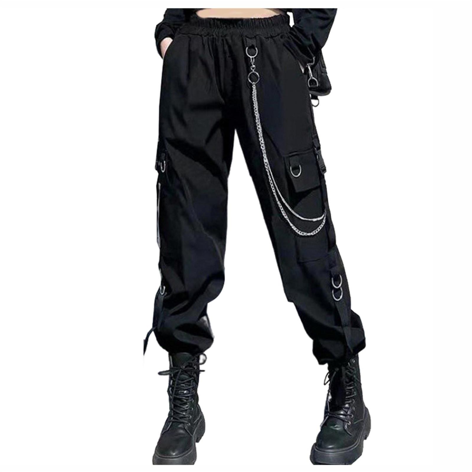 

Мужские рабочие брюки, повседневные брюки для прогулок, однотонные спортивные повседневные легкие брюки с большими карманами для пешего туризма XXL чёрный