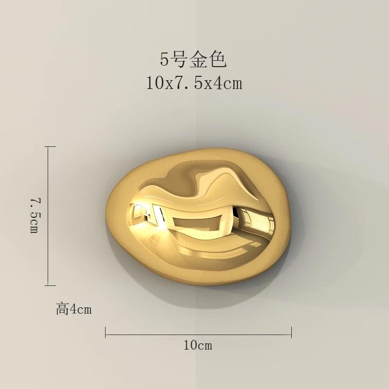 Background Wall Hanging Silver Stone Abstract Three-dimensional Handicraft Pendant Living Room Wall Decoration Accessories