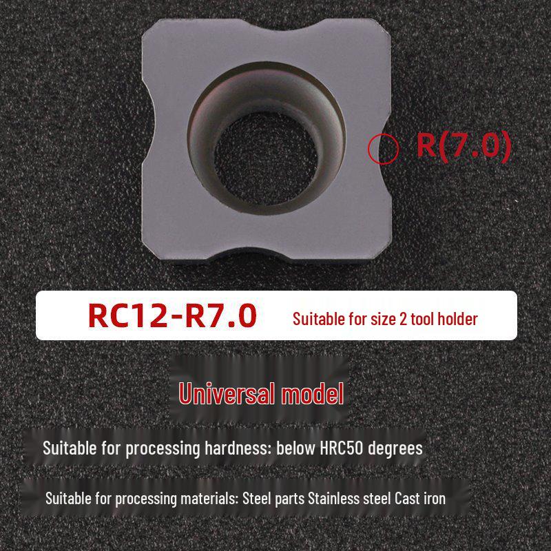 CNC Chamfering Tool Holder - Inner/Outer R, Arc Positive/Negative, Sizes R0.5-6