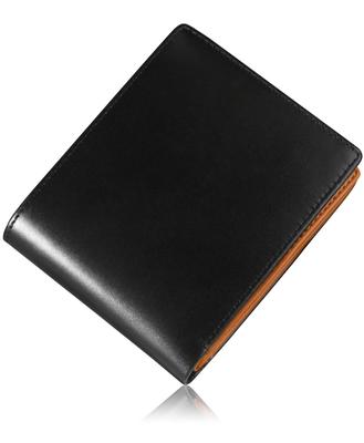 Bifold Made with Genuine Tochigi Coin Large Holds 16 Perfect for Day or Good Black Men's Wallet, Leather, Box-Shaped Purse, Capacity, Cards, Father's