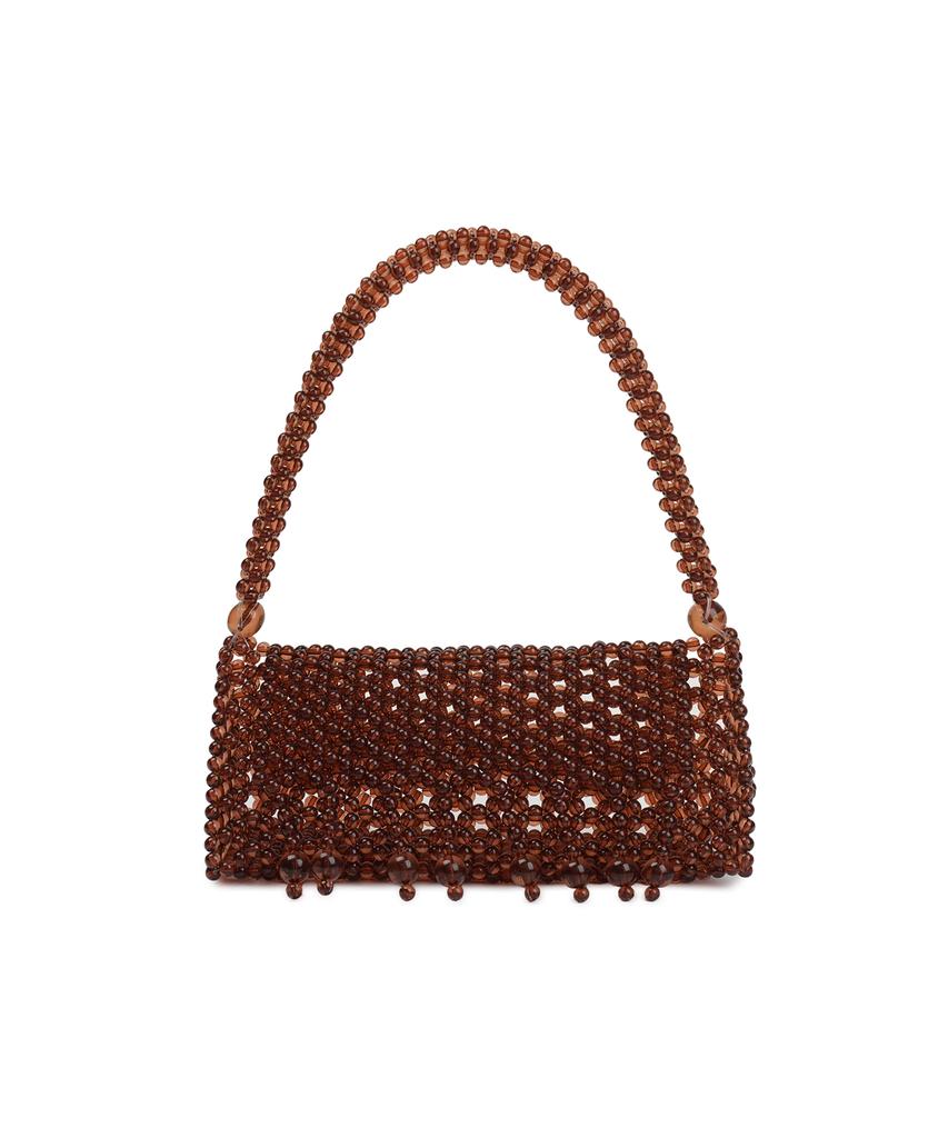 Greenbutter Beaded Fringe Bag (Brown)