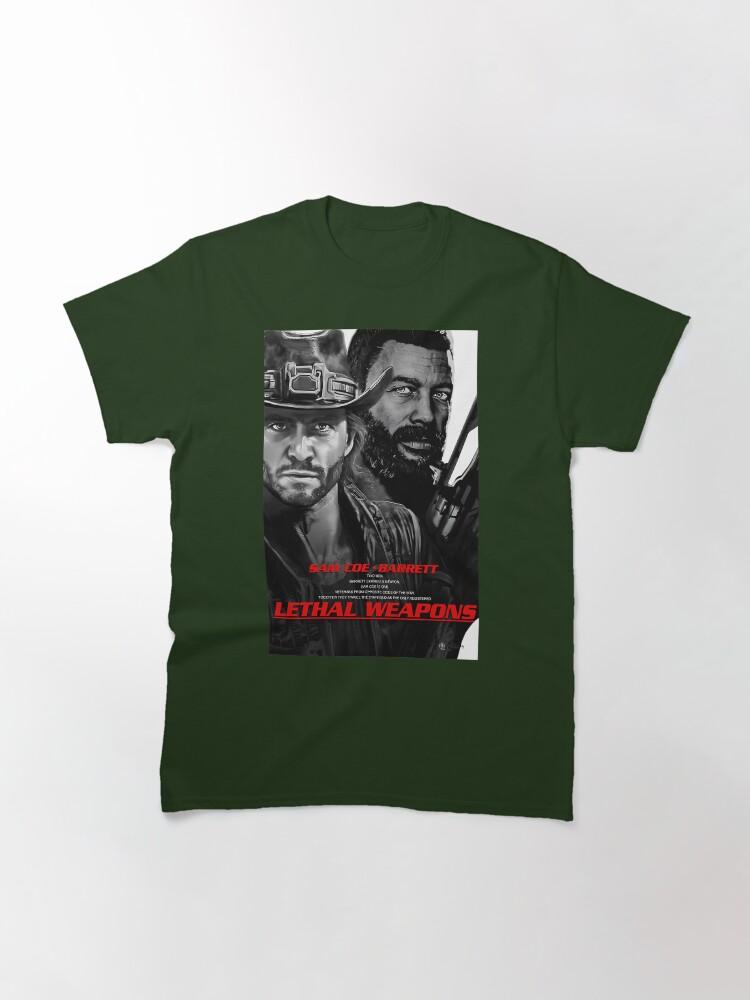Lethal Weapon Lethal Weapon Riggs Murtaugh Movie Poster Design Classic T-Shirt