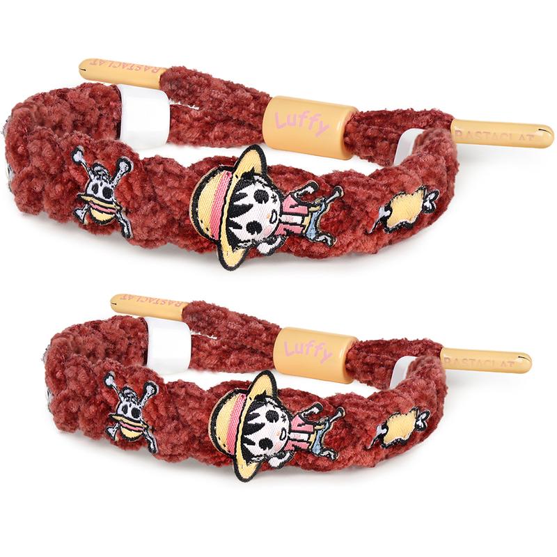 Rastaclat Little Lion One Piece Limited Luffy Nami Zoro Trendy Retro Furry Gift Box Polyester Fiber Little Lion Braided Bracelet Unisex RC1OPLF001 коричневый