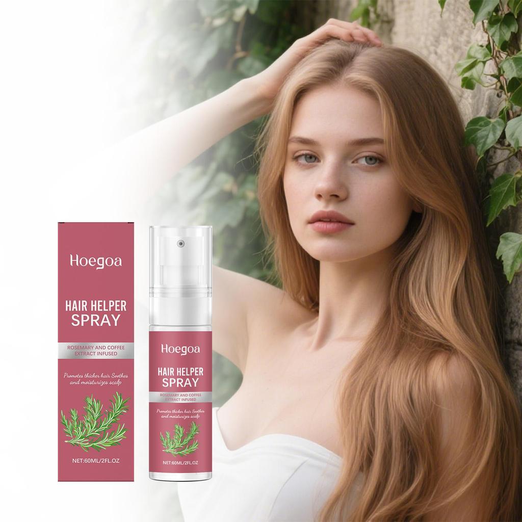 Scalp & Hair Care Spray, Gentle Moisturizing, Volumizing, Lightweight & Smooth Hair, Daily Hair Nourishing Mist