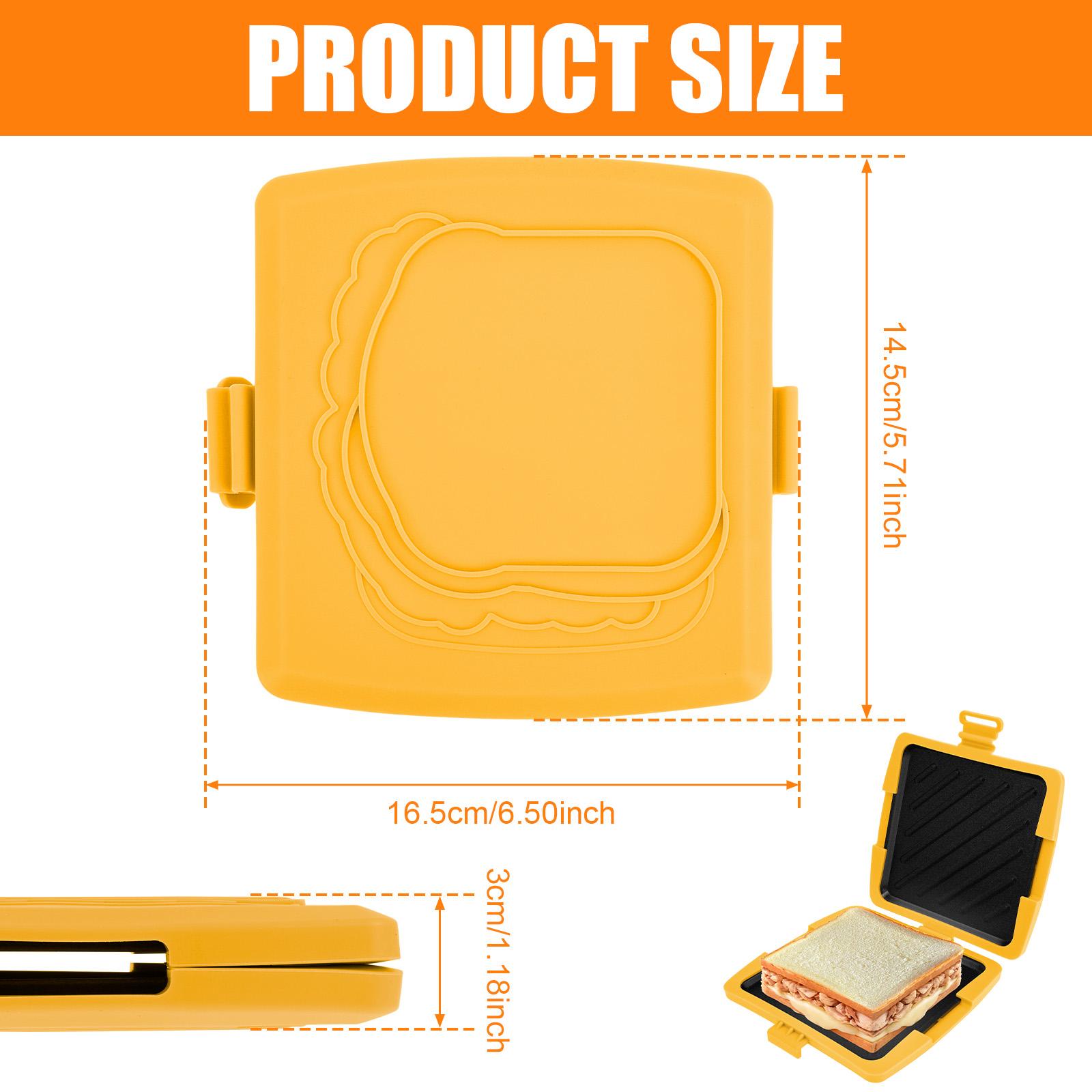 Microwave Toaster Sandwich Maker Wireless Toastie Maker Panini Maker Home Quick Cooking Toastie Microwave Oven Kitchen Cookware