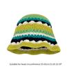 Knit Bucket Hat for Woman Breathable Multiple Color Weaving Wide Brim Bucket Hat Adult Teens Summer Fisherman Cap