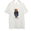 Polo Bear Short Sleeve T-shirt L White Custom Slim Fit Men's Used