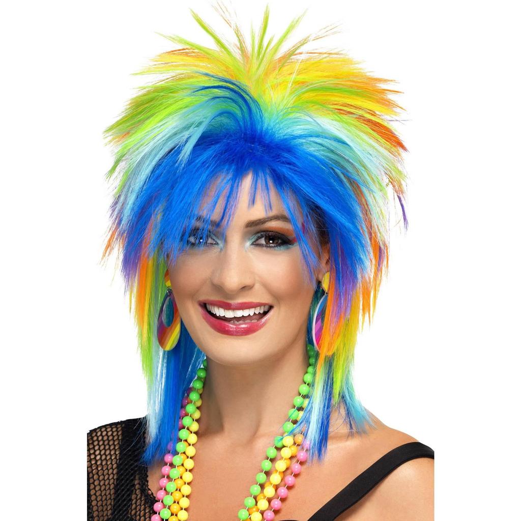 Smiffys Womens/Ladies 1980s Punk Wig
