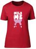 Milk Me Unisexs TShirt Funny Udder Cow Ladies Gift Tee