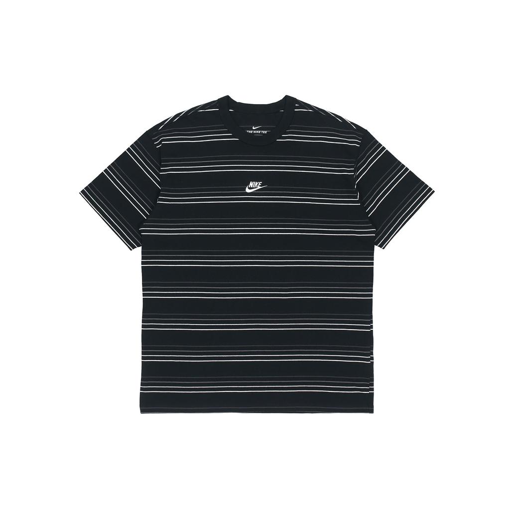 Nike T Shirts Men's Black Crew Neck Moderate Straight Fit (Unisex) T-Shirts DB6532 010