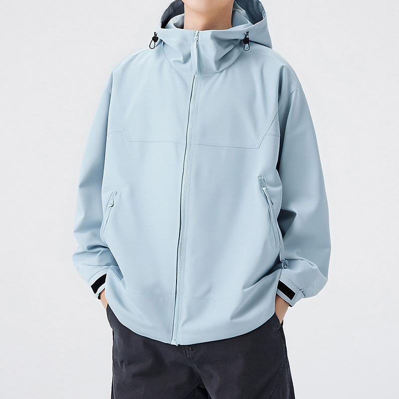 

Повседневная куртка высокого класса для мужской новой модной универсальной верхней одежды, трендовая куртка с капюшоном 3XL