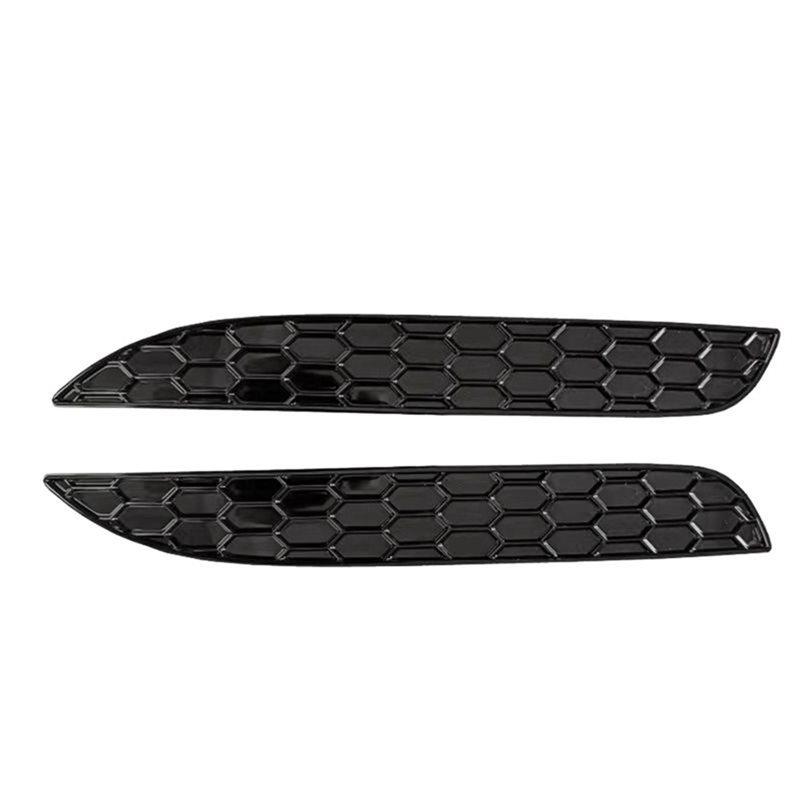 Rear Tail Lamp Fog Lamp Cover Trim Sticker 1 Pair Honeycomb Design For VW Golf 6 R20 Rear Bar Reflector Strip Deflector