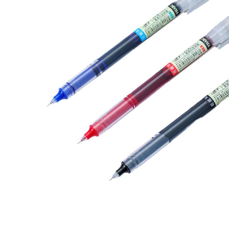 Quick-Drying Black Rollerball and Gel Signature Pen with Needle Tip