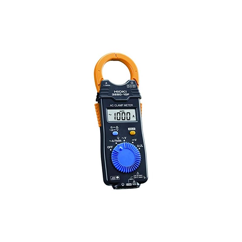 Hioki Electric AC Clamp Meter, Compact/Slim Type, 3280-10F