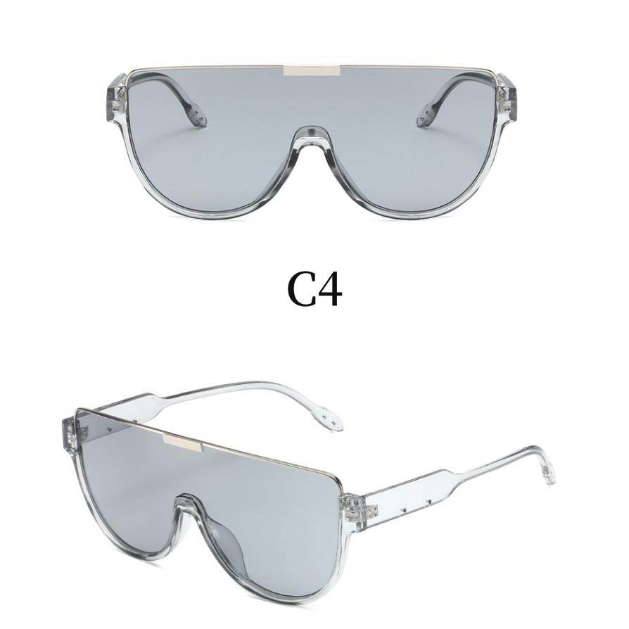 Noua tehnologie futurista ochelari cu jumatate de rama moda metal textura purta ochelari de soare doamne moda podium schi ochelari de soare barbati.