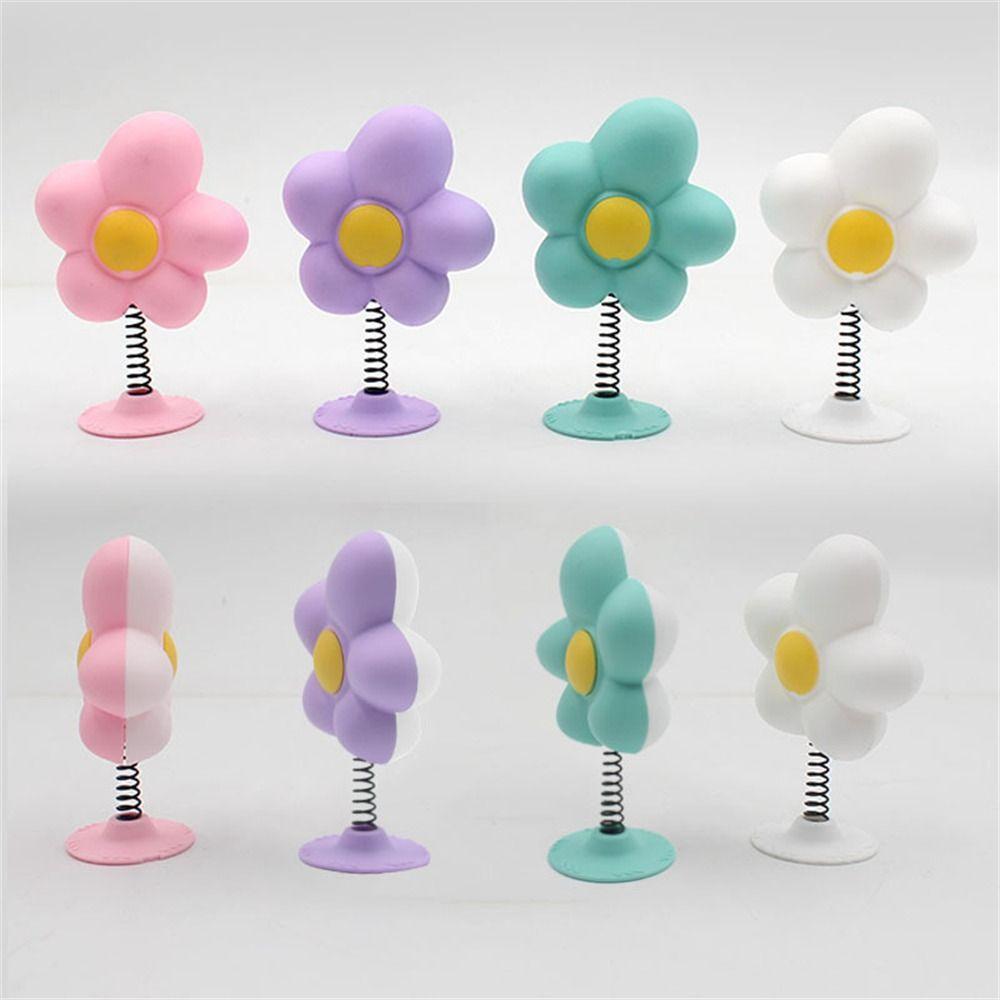 Driving Styling Helmet Decoration Sun Flower Girls Gift Funny Shaking Small Flower for Women