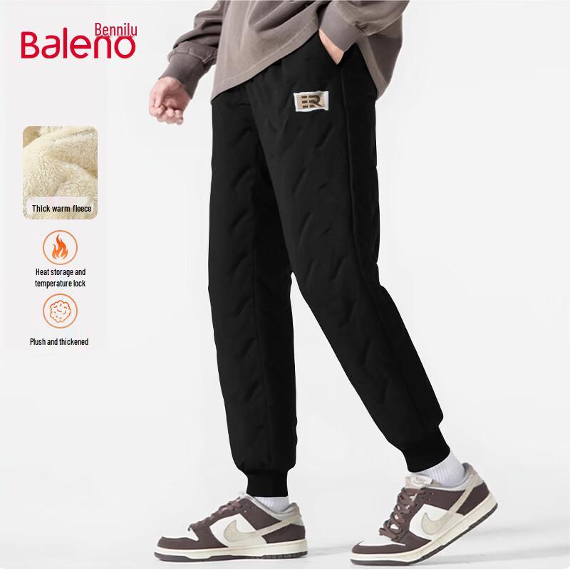 Baleno Men s Winter Fleece-Lined Jogger Pants M