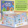 Magnetic Phonics Toy: 26 Uppercase & Lowercase Letter Cards for Kids' Early Learning & Word Practice