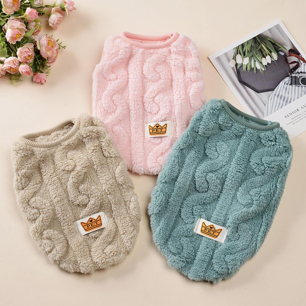 Winter Cats Sweater Vests Elastics Edges Without Restrictive Movement Thickened Fabric Warmth Home Outdoor Activity