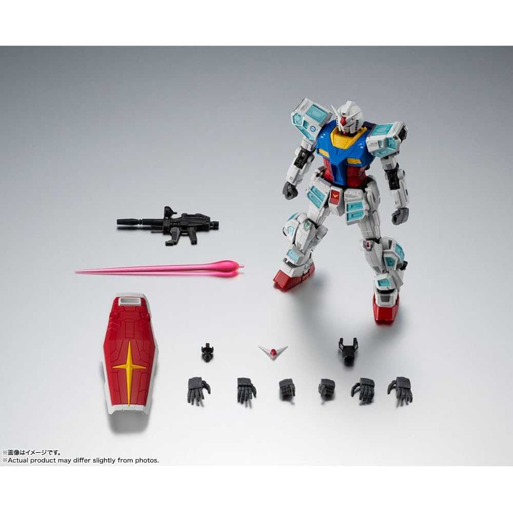 TAMASHII NATIONS Robot Spirits RX-78F00/E Gundam Figure 130mm PVC ABS Painted Action Figure