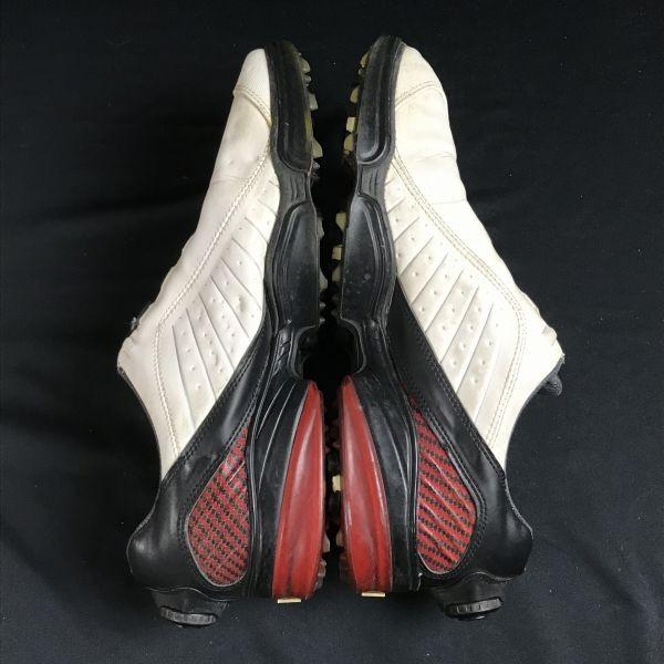 FOOT JOY flex zone dial golf shoes 9W 27 white(USED)