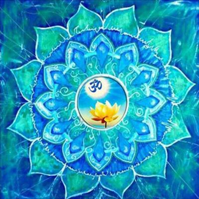 5D-Diamantgemälde zum Selbermachen, Blumen-Mandala-Blume, Kreuzstich, Diamant-Stickerei