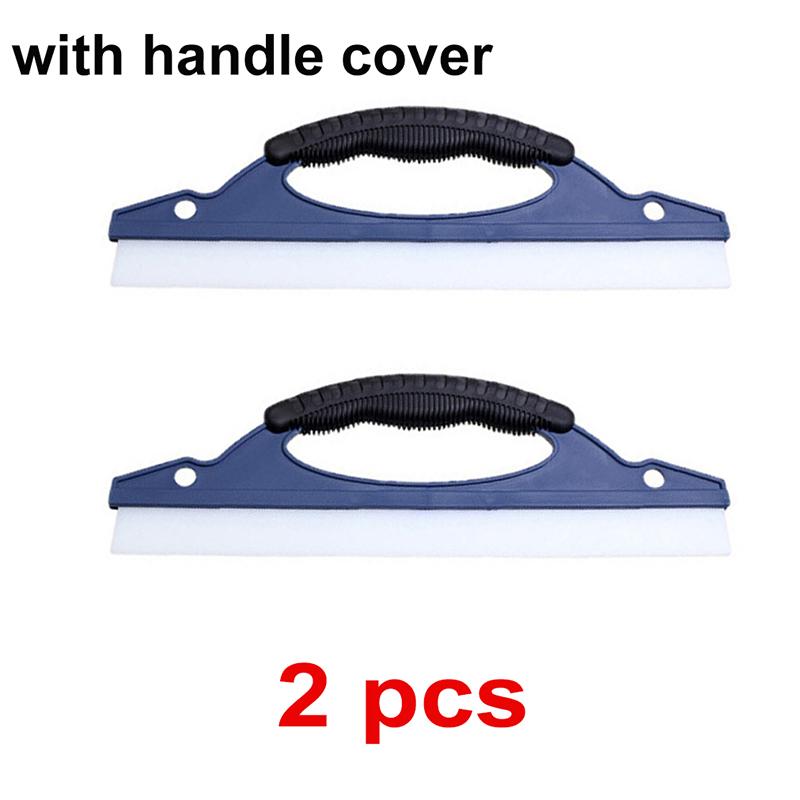 Silicone Water Wiper Silica Gel Car Wash Water Wiper Scraper Car Window Glass Bathroon Water Drying Squeegee Blade Car Cleanning
