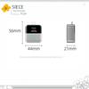 140W Smart Charging Adapter Auto Power-off Overcharge Protection Full Charge Separator for Business Trip Use
