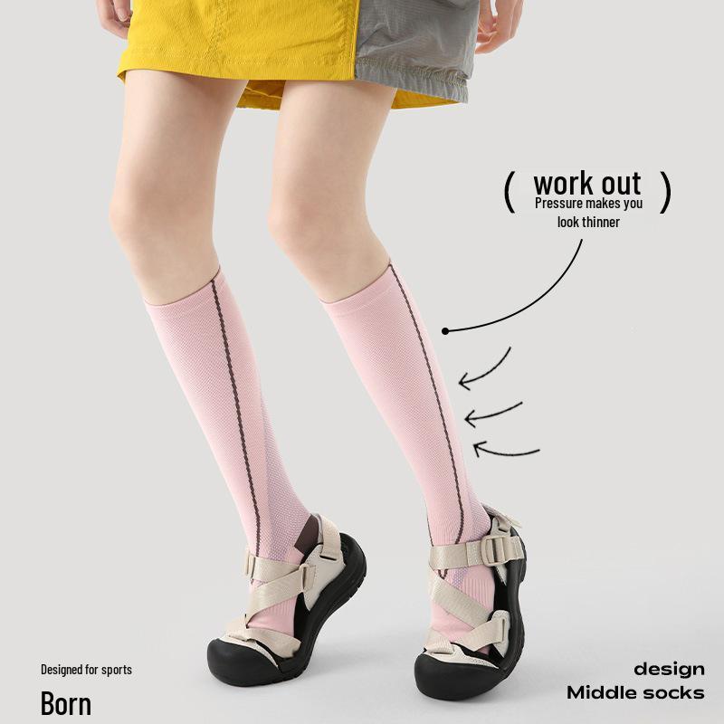 Renaissance Women's Breathable Compression Running & Hiking Socks - Spring/Summer