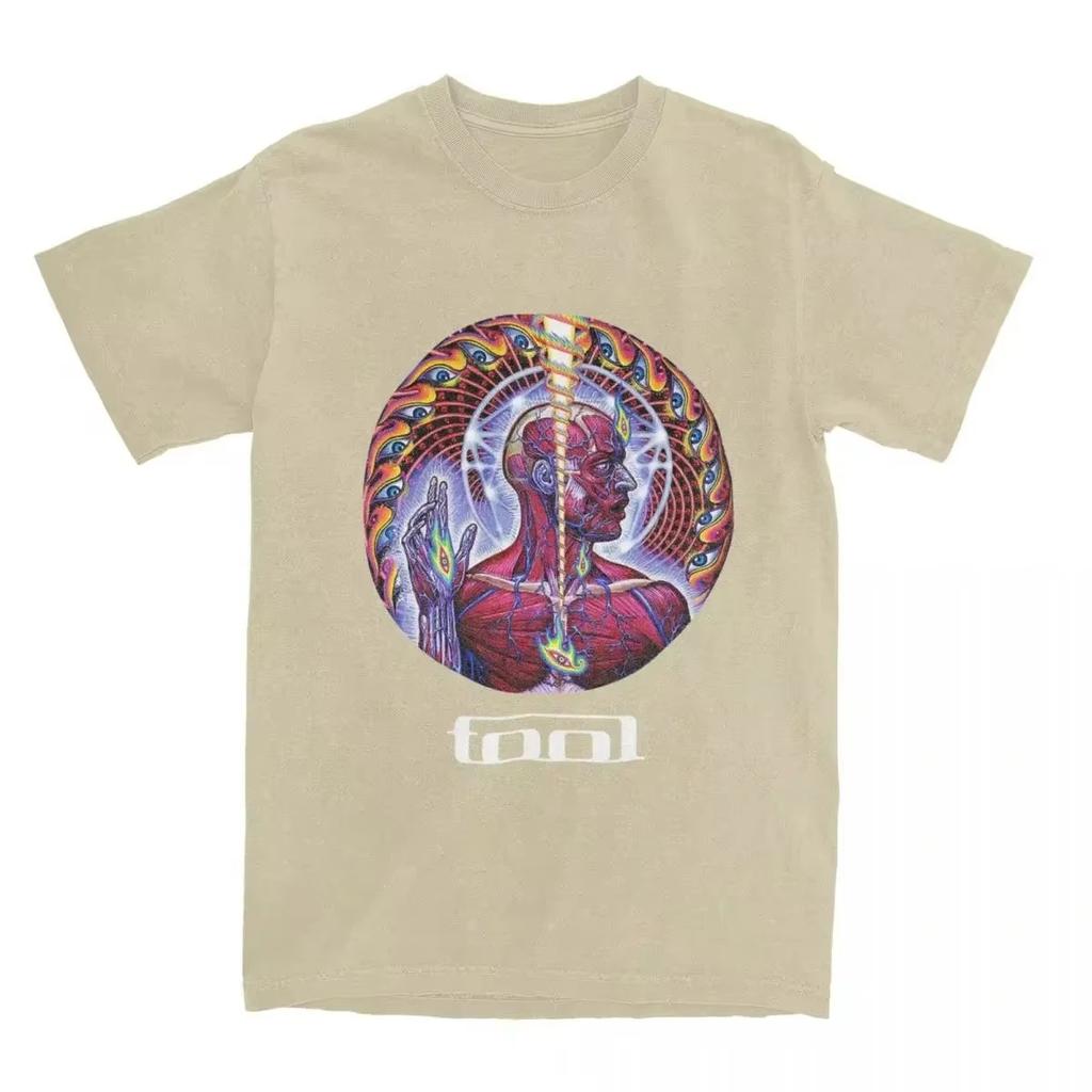Streetwear Tool Band Metal Music T-Shirt for Men High Quality Clothing Hip Hop Band Tee Retro unisex Top Oversized Free Shipping