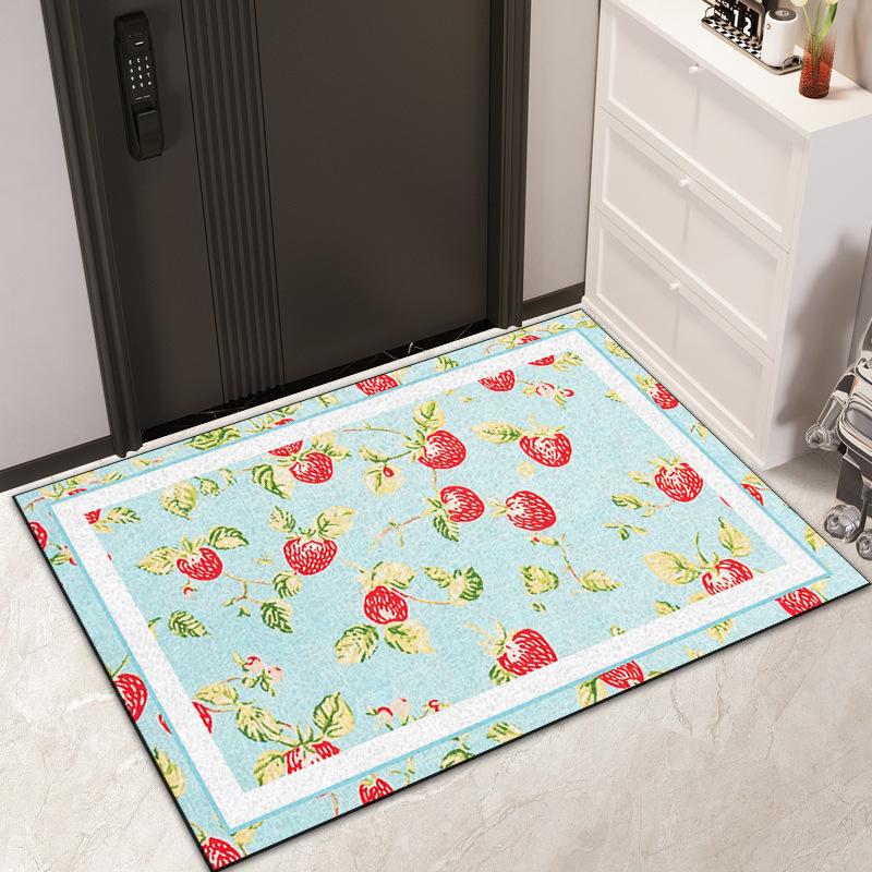 Wire Ring Entry Mat Ins Air Resistant Dirty PVC Can Be Cut Silk Ring Mat Non-slip Easy To Clean Entry Door Carpet