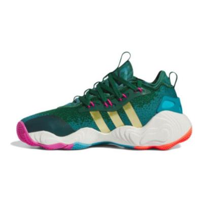 Trae Young 3 Olimpiadi 96 Scarpe da Ginnastica da Uomo Verde Squadra-Verde Scuro Oro-Metallizzato IE9301