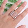 Herren Marmorierung Klobige Bonbonfarbe Geometrische Harzringe Modeschmuck Daumenringe Fingerringe