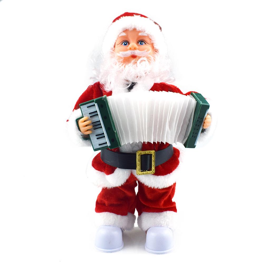 

Electric Santa Claus Accordion Toy - Christmas Music Ornament & Fun Gift
