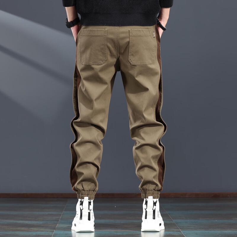 Jierenuo Men's Loose Fit Cargo Jogger Pants