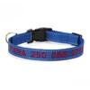 Pet Dog Embroidery Anti-lost Nylon Reflective Collar